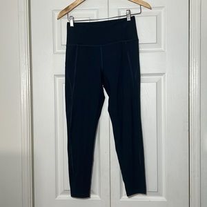 Girlfriend Collective High Rise Navy Leggings